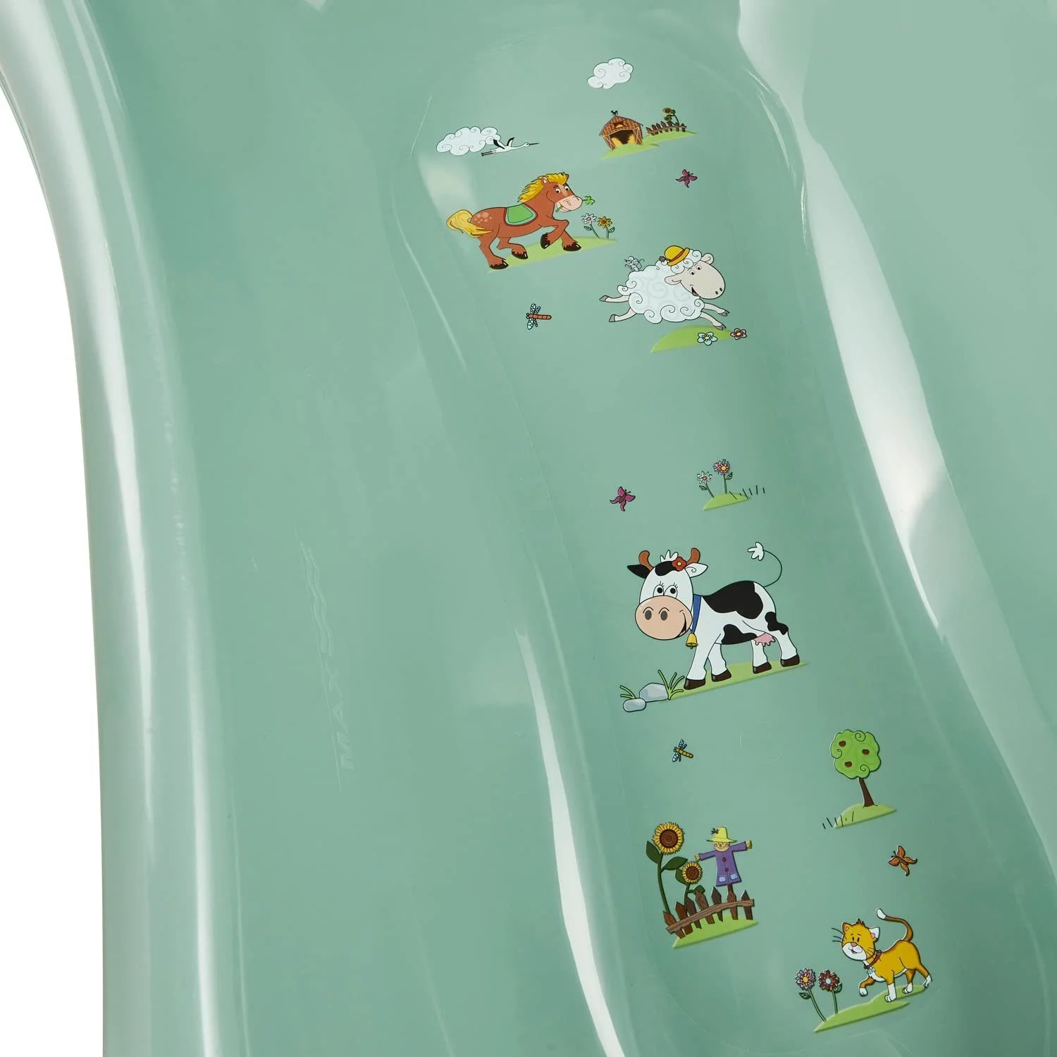 KEEEPER Babybadewanne XXL 100 cm Funny Farm Design Babywanne