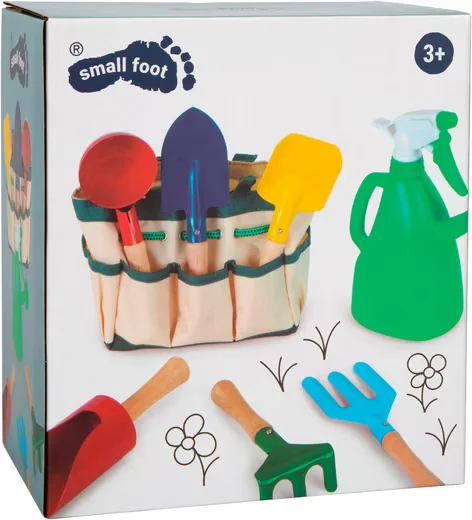 SMALL FOOT Kinder Gartenset mit Gartentasche