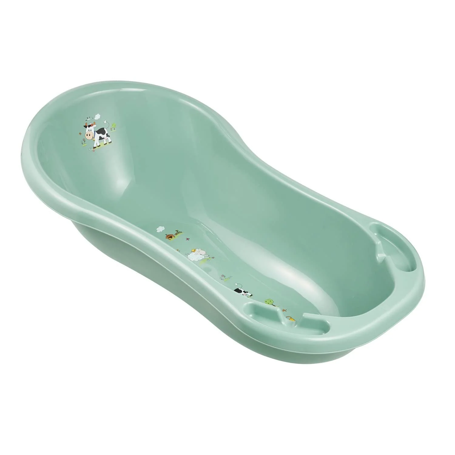 KEEEPER Babybadewanne XXL 100 cm Funny Farm Design Babywanne