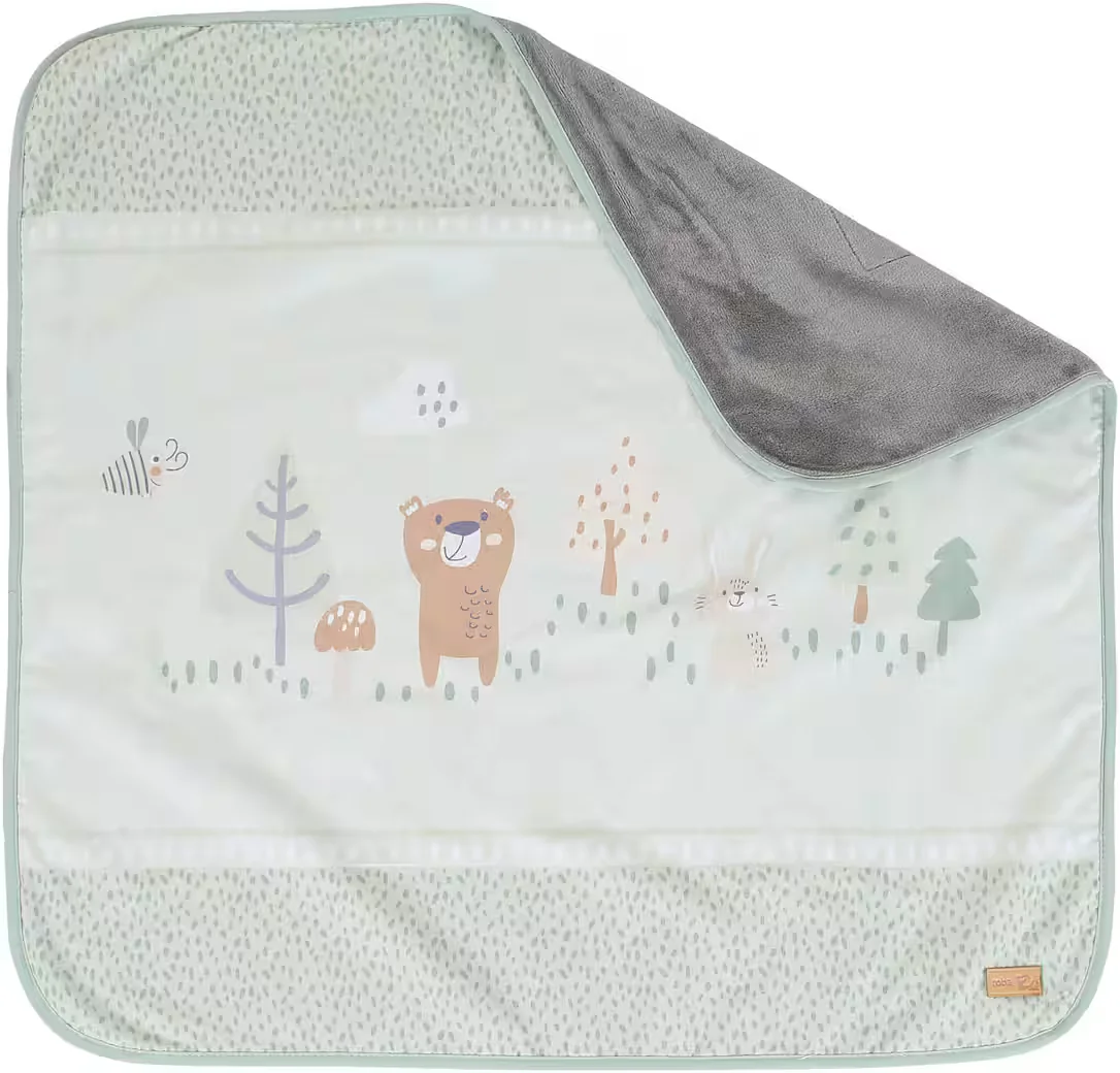 ROBA Babydecke Woodland Buddies weiche Kuscheldecke für Babys