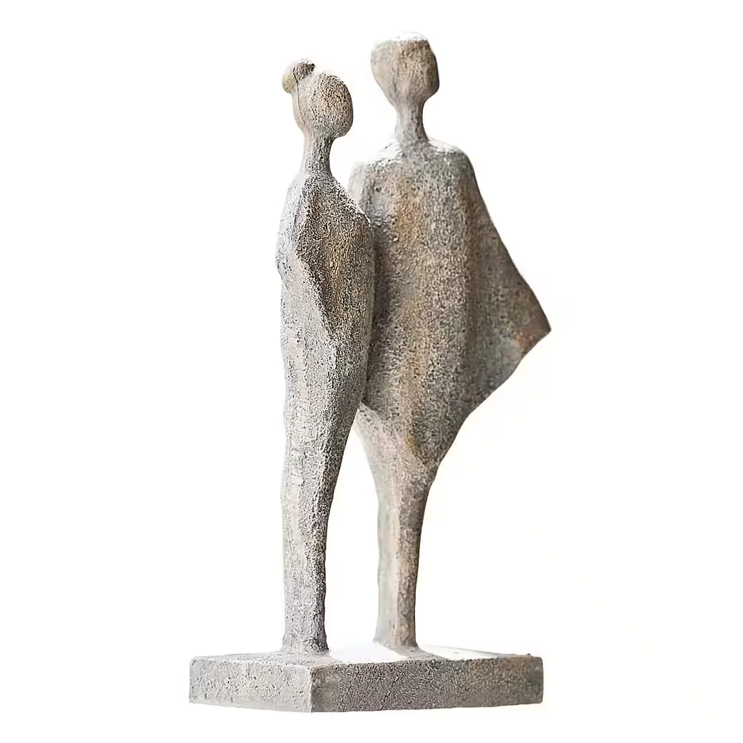 MIRABEAU Dekofigur Skulptur Teslin antikgrau