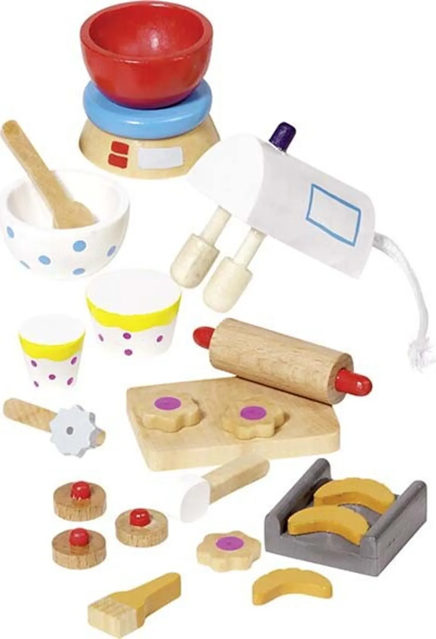 Goki Backzubehör für Puppenküche – 22-teilig