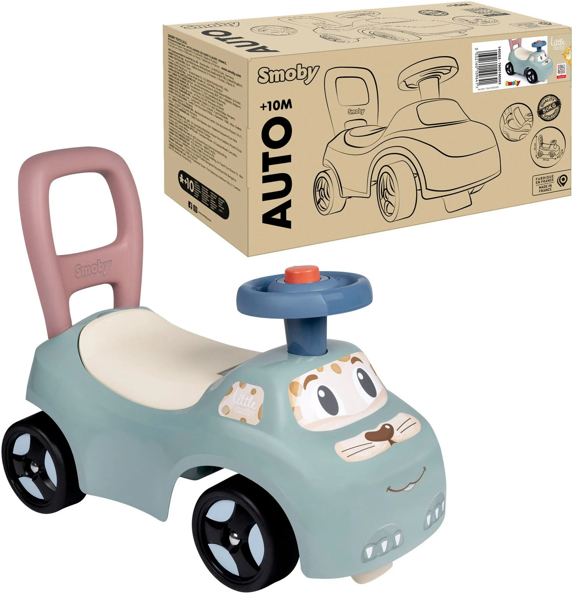 SMOBY Little Smoby Rutscherauto Kinderfahrzeug