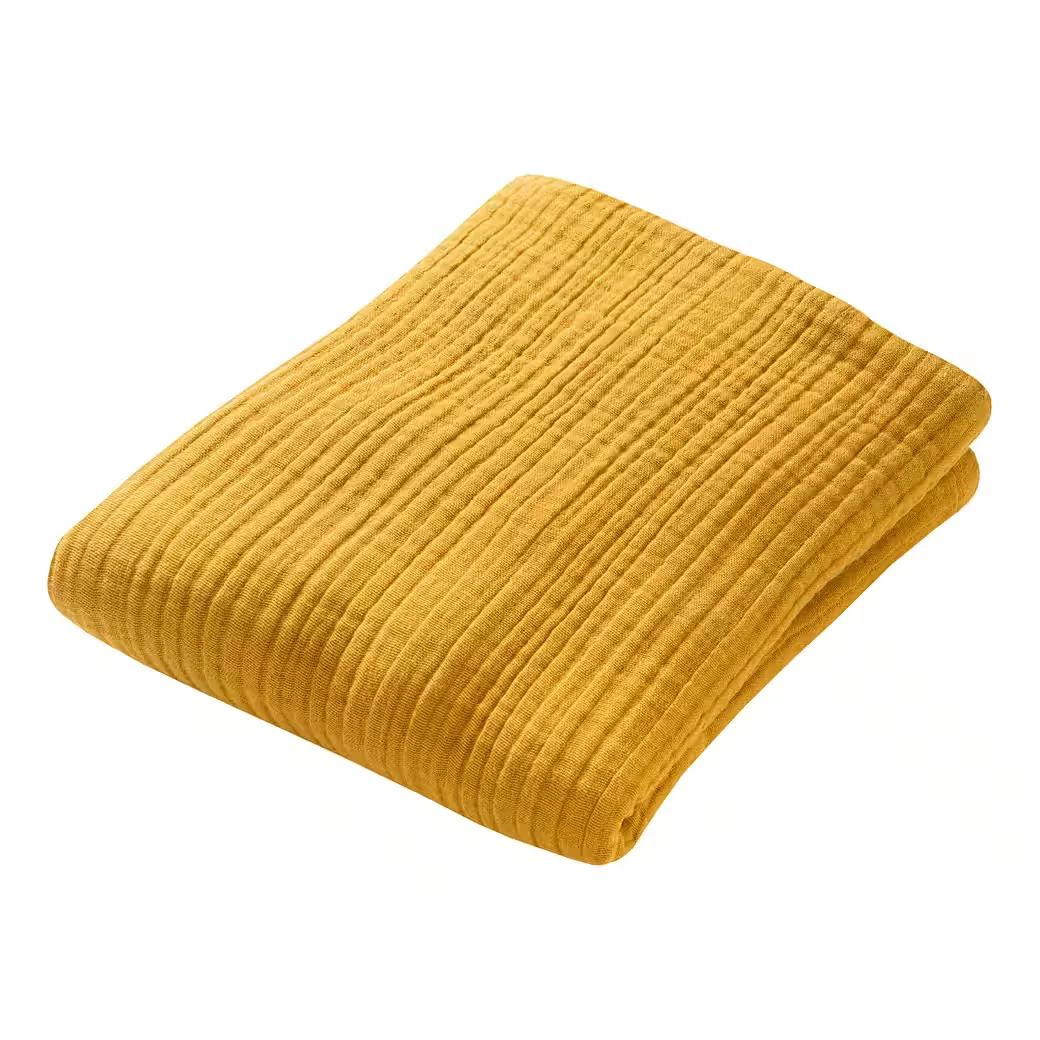 PEOPLE WEAR ORGANIC Mull Babydecke 4-lagig Bio-Baumwolle 105x105 cm