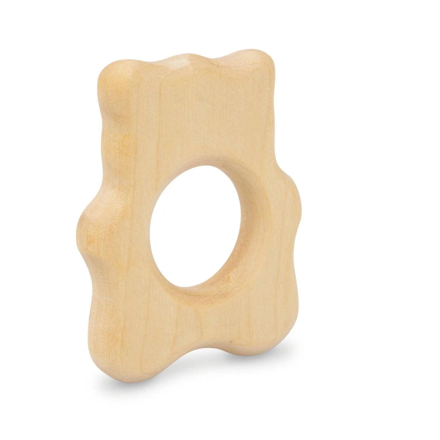 Holz-Greifling „Bär“ – Motoriktrainer aus Birkenholz