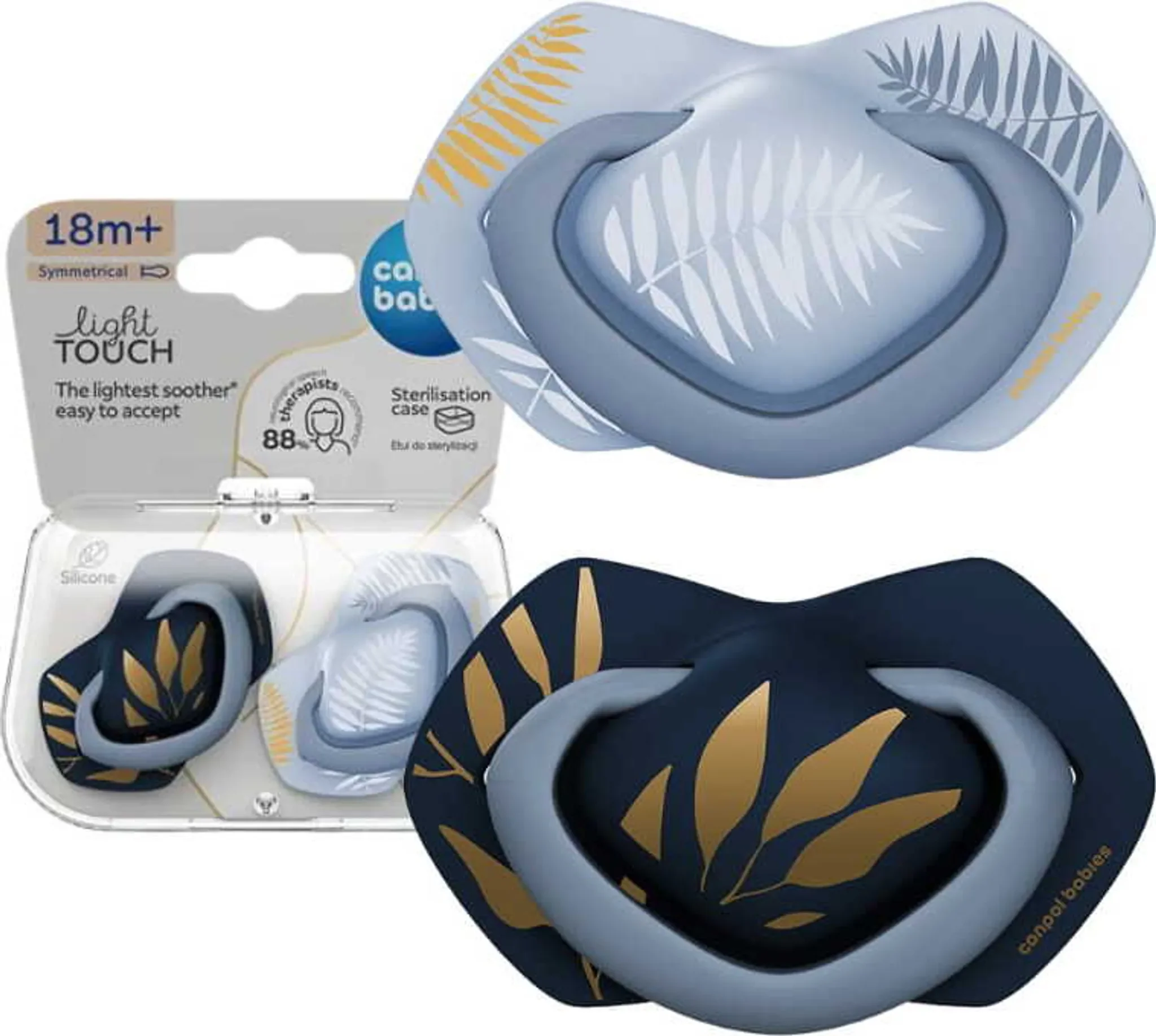 Canpol babies Light Touch Silikon Flaschensauger symmetrisch 18m+
