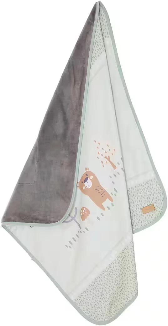 ROBA Babydecke Woodland Buddies weiche Kuscheldecke für Babys