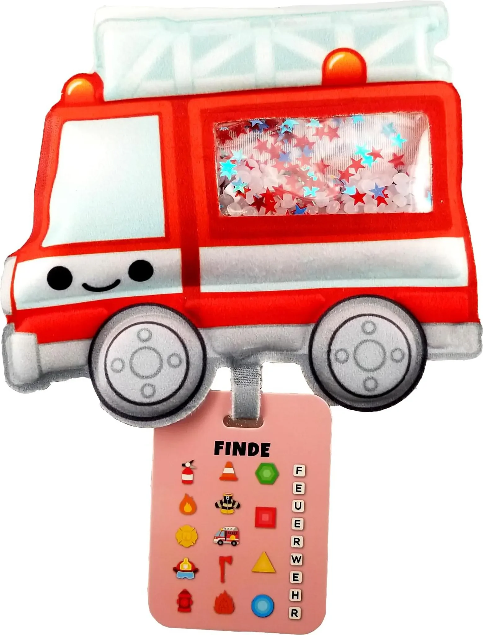 Bizyboo Sensorik-Spielzeug „Feuerwehr“ – mit Perlen & versteckten Objekten
