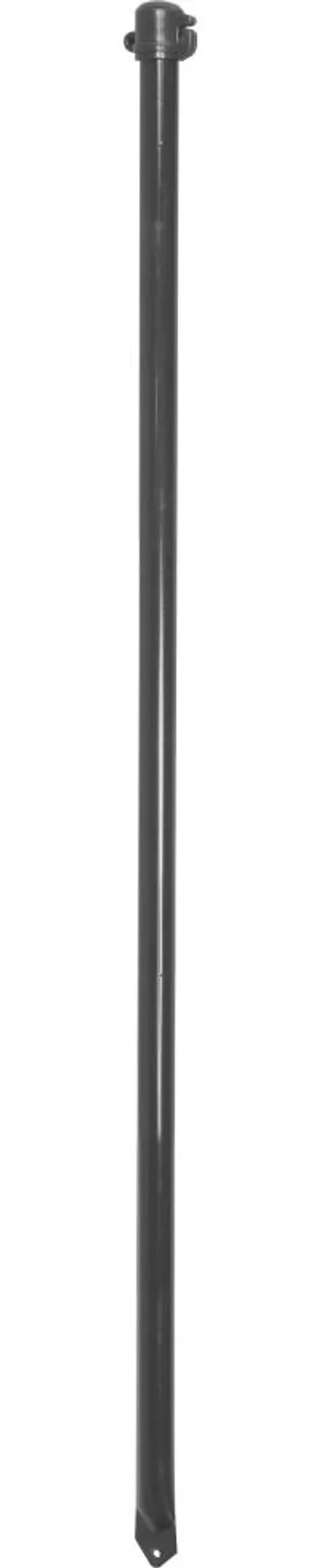 FloraWorld Gartenstab Metall 100 × 2,4 cm – Anthrazit