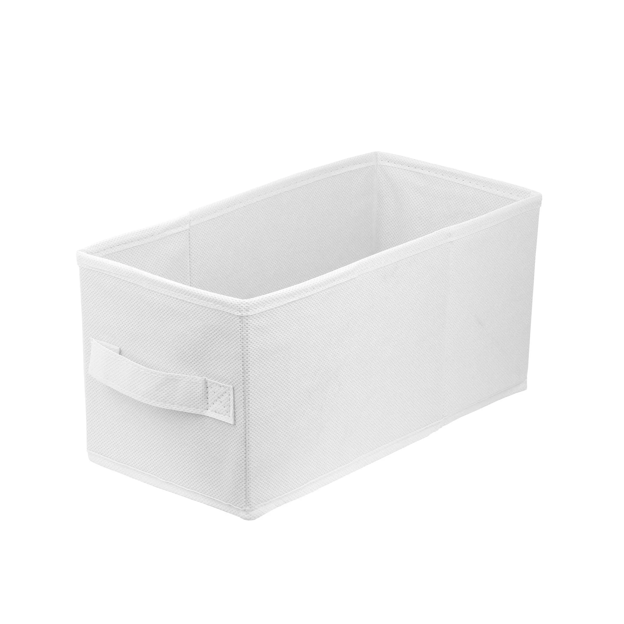 Faltbare Aufbewahrungsbox „Lavita“ – 15 × 31 × 15 cm, Elfenbein / Beige