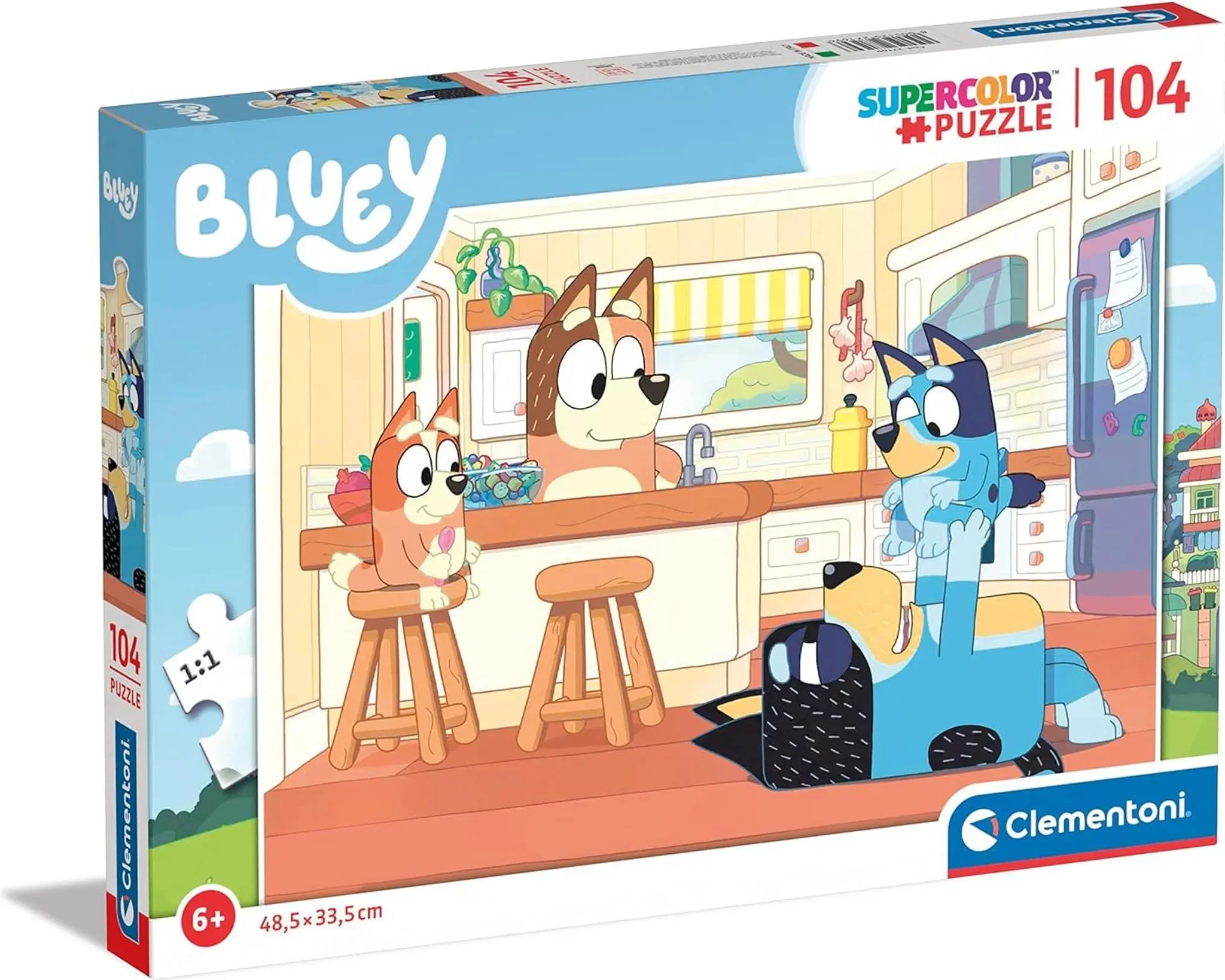 Clementoni Puzzle „Bluey“ – 104 Teile