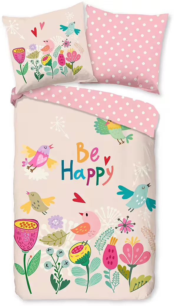 GOOD MORNING Kinderbettwäsche Happily