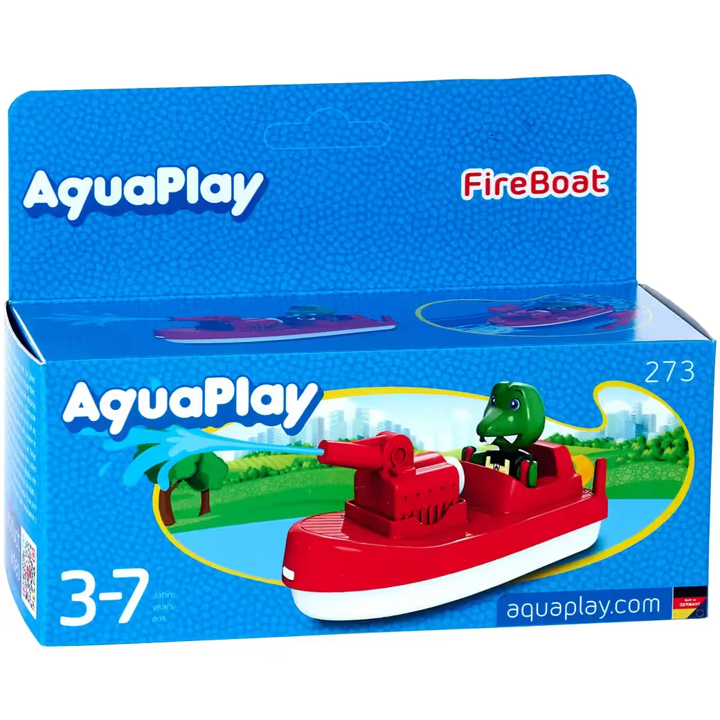 AQUAPLAY FireBoat Feuerwehrboot Badespielzeug für Badewanne