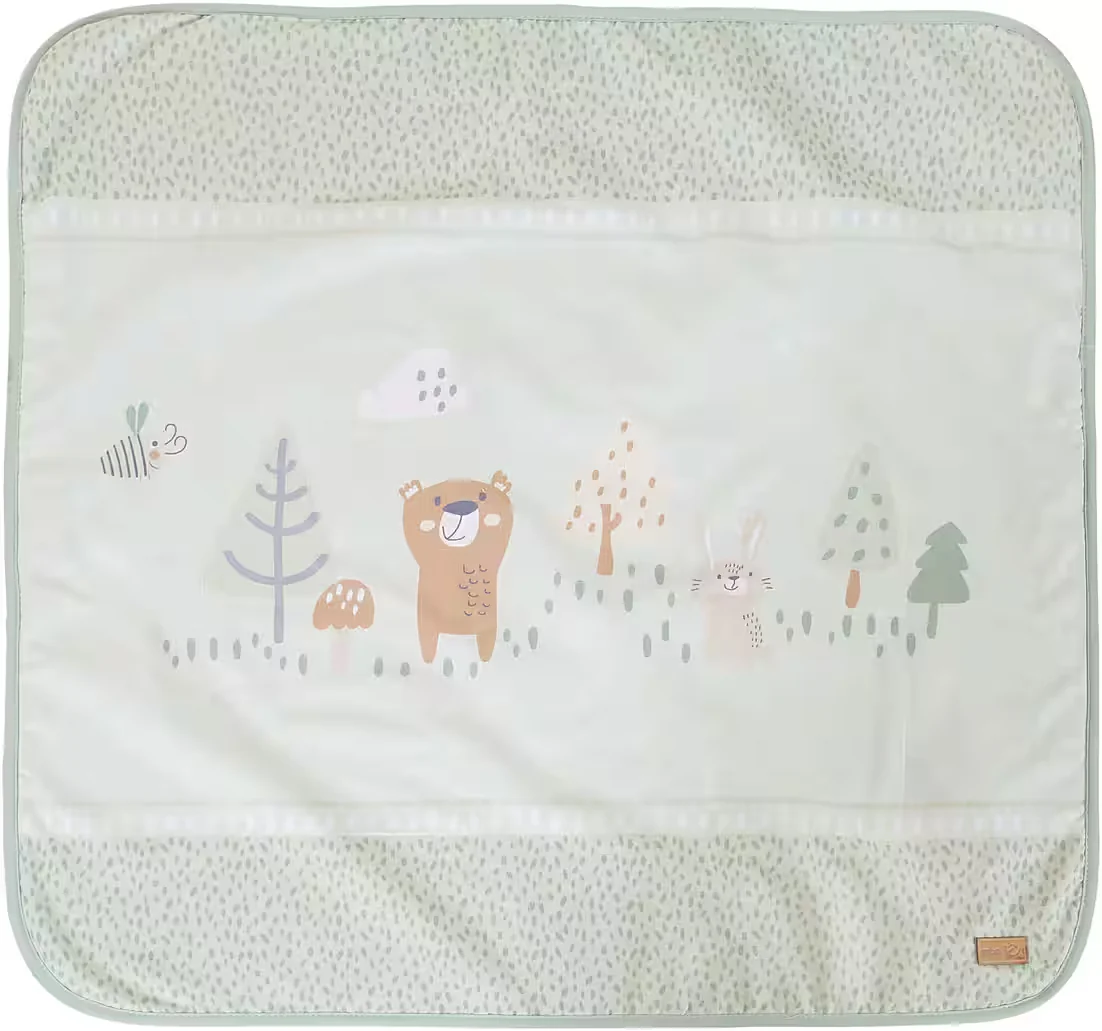 ROBA Babydecke Woodland Buddies weiche Kuscheldecke für Babys