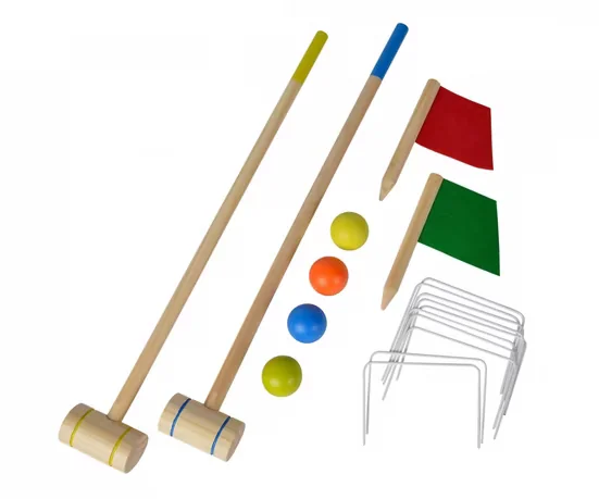 EICHHORN Krocket Set aus Holz für Kinder Outdoor Lernspielzeug