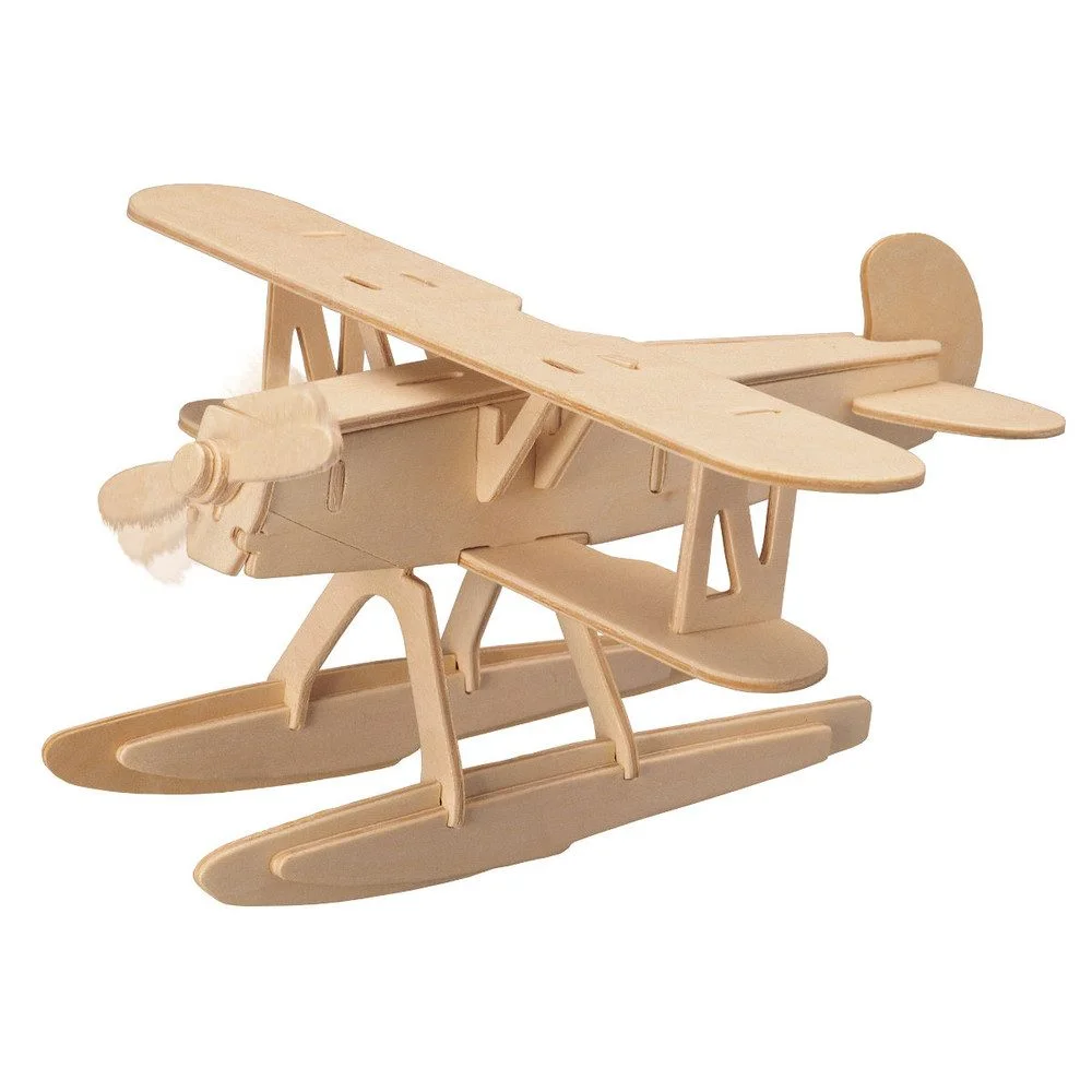 Besttoy Holz-Modellbau – 3D Steckbausatz „Flugzeug Heinkel HE51“