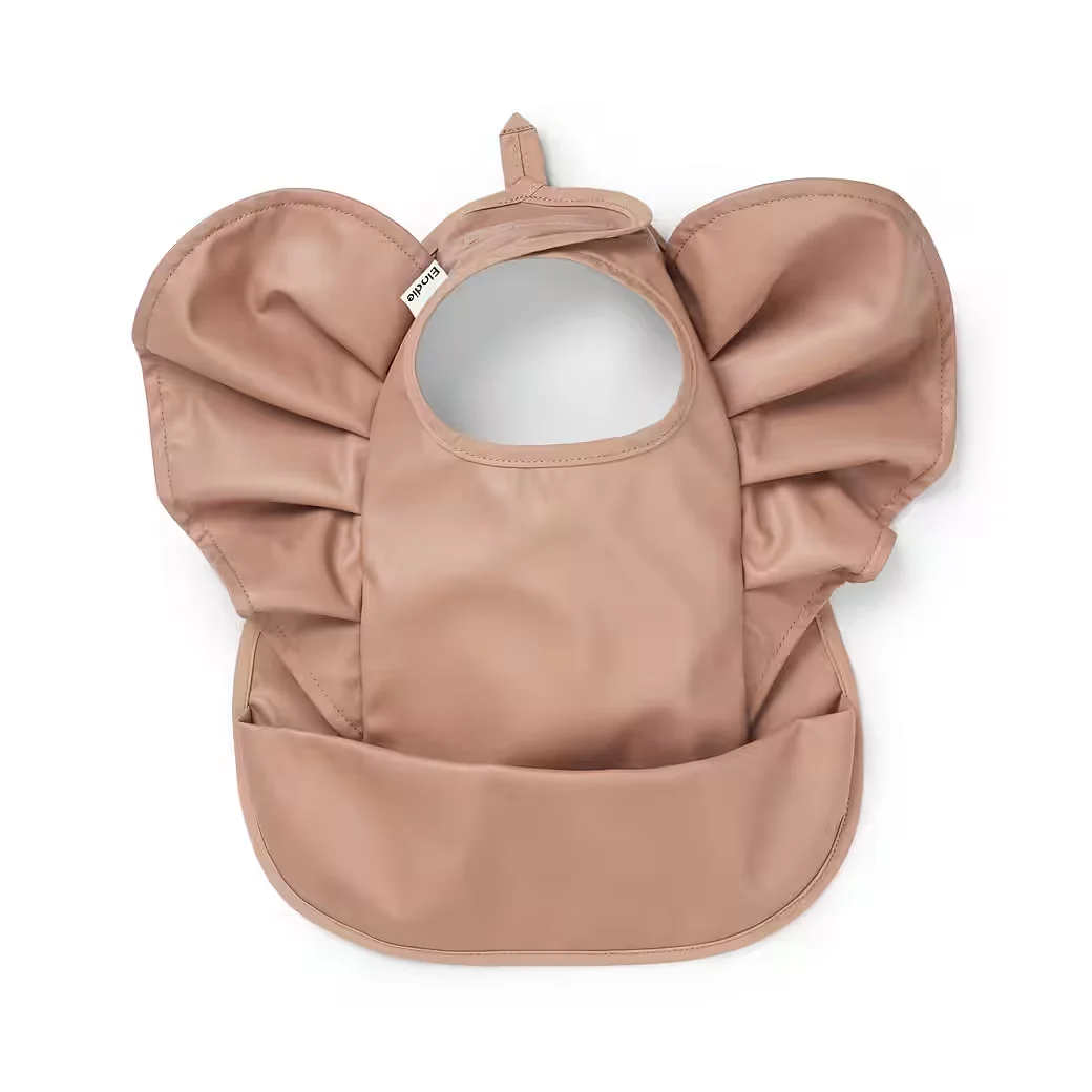 ELODIE Baby-Lätzchen Soft Terracotta Esslätzchen