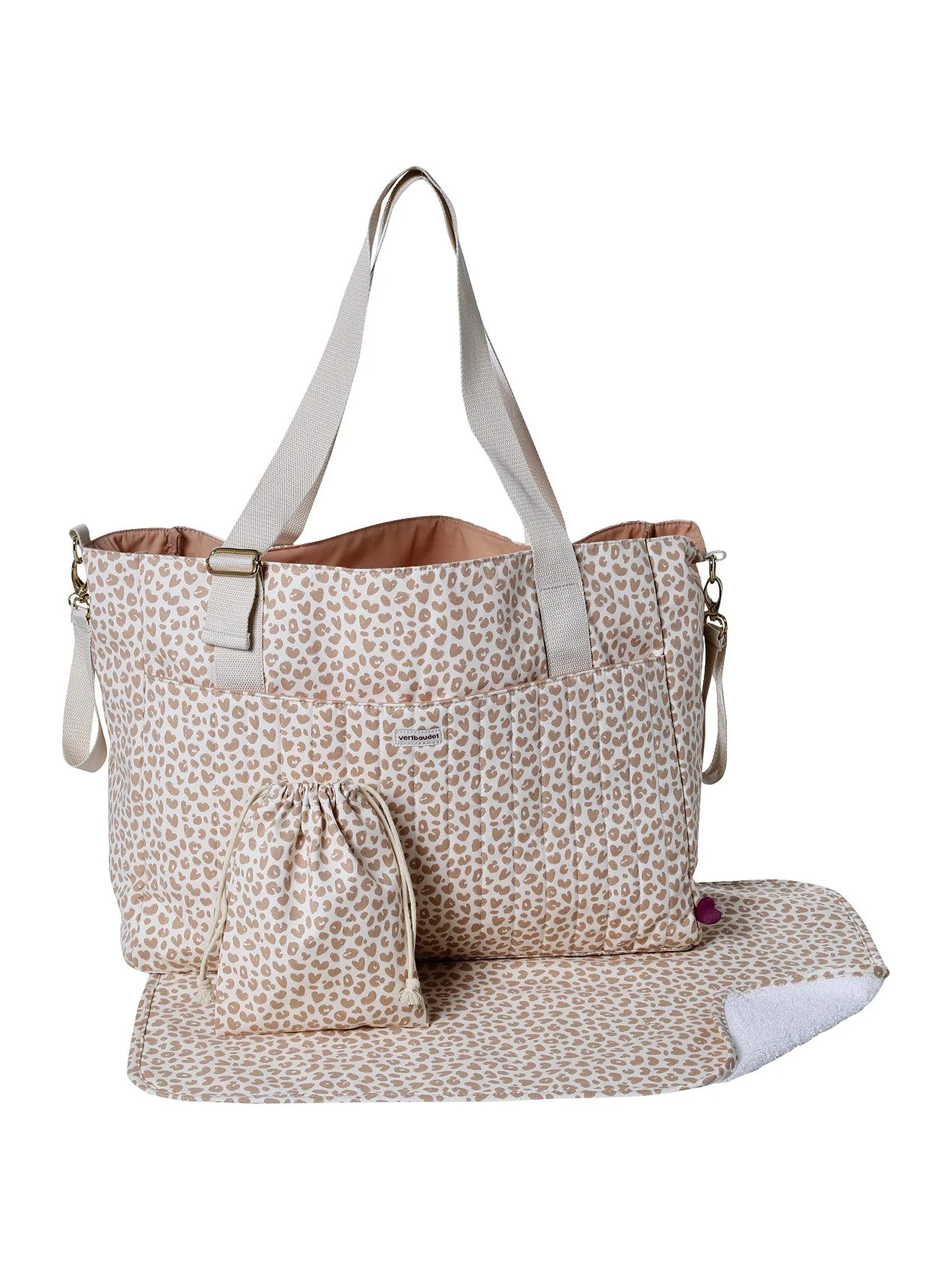 VERTBAUDET Wickeltasche Lovely Leo für Babys unterwegs