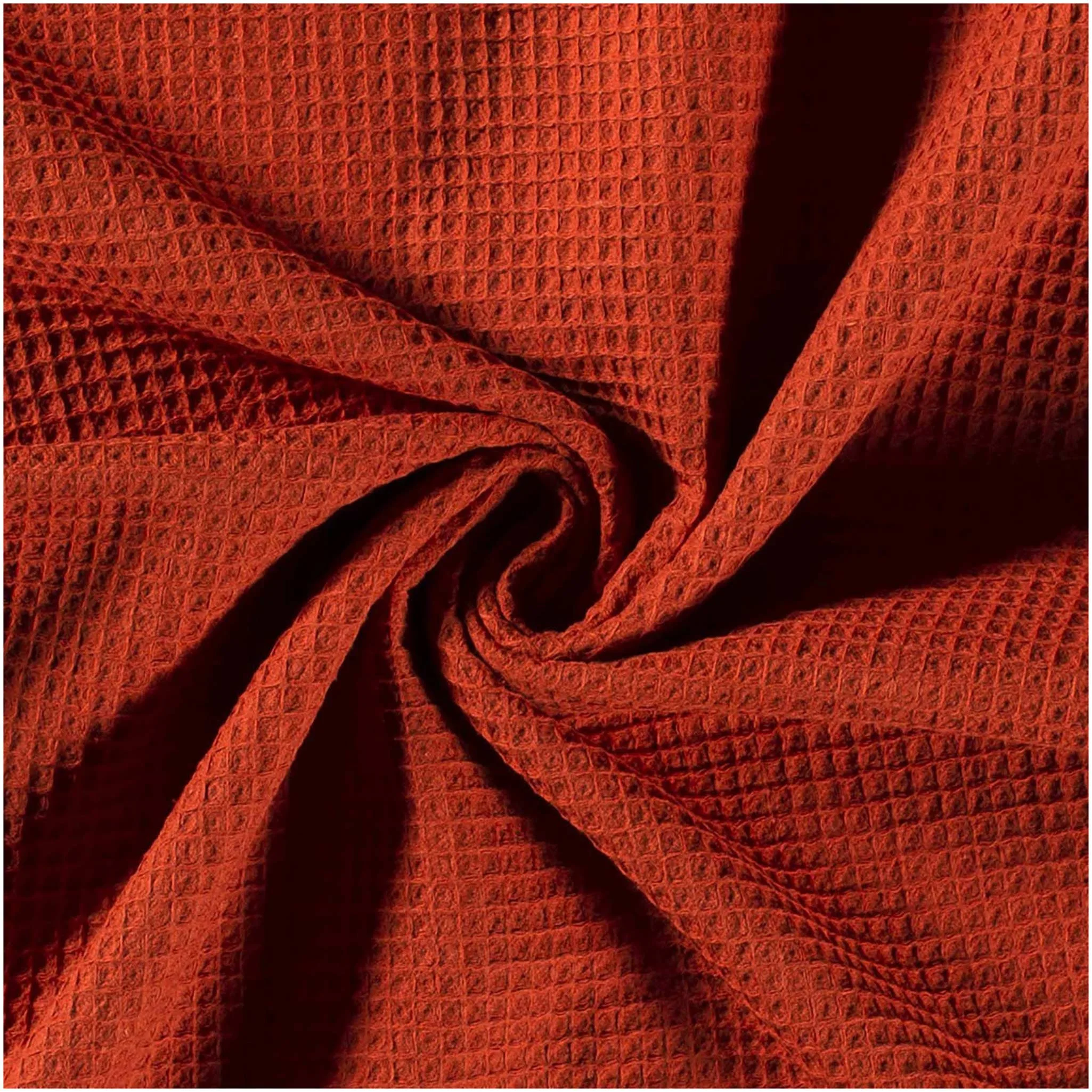 maDDma Frottierstoff – Ziegelrot, 50×150 cm Meterware