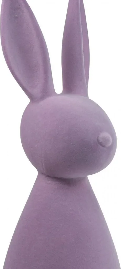 Viana Deko-Osterhase beflockt flieder lila 47 cm Figur