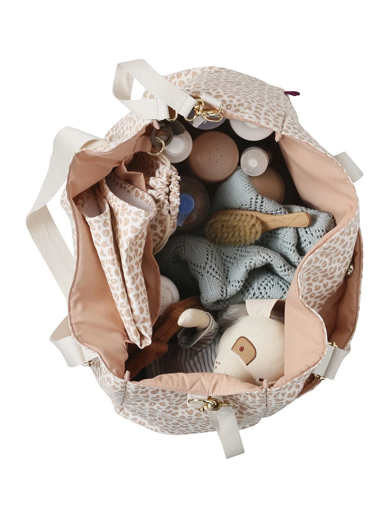 VERTBAUDET Wickeltasche Lovely Leo für Babys unterwegs